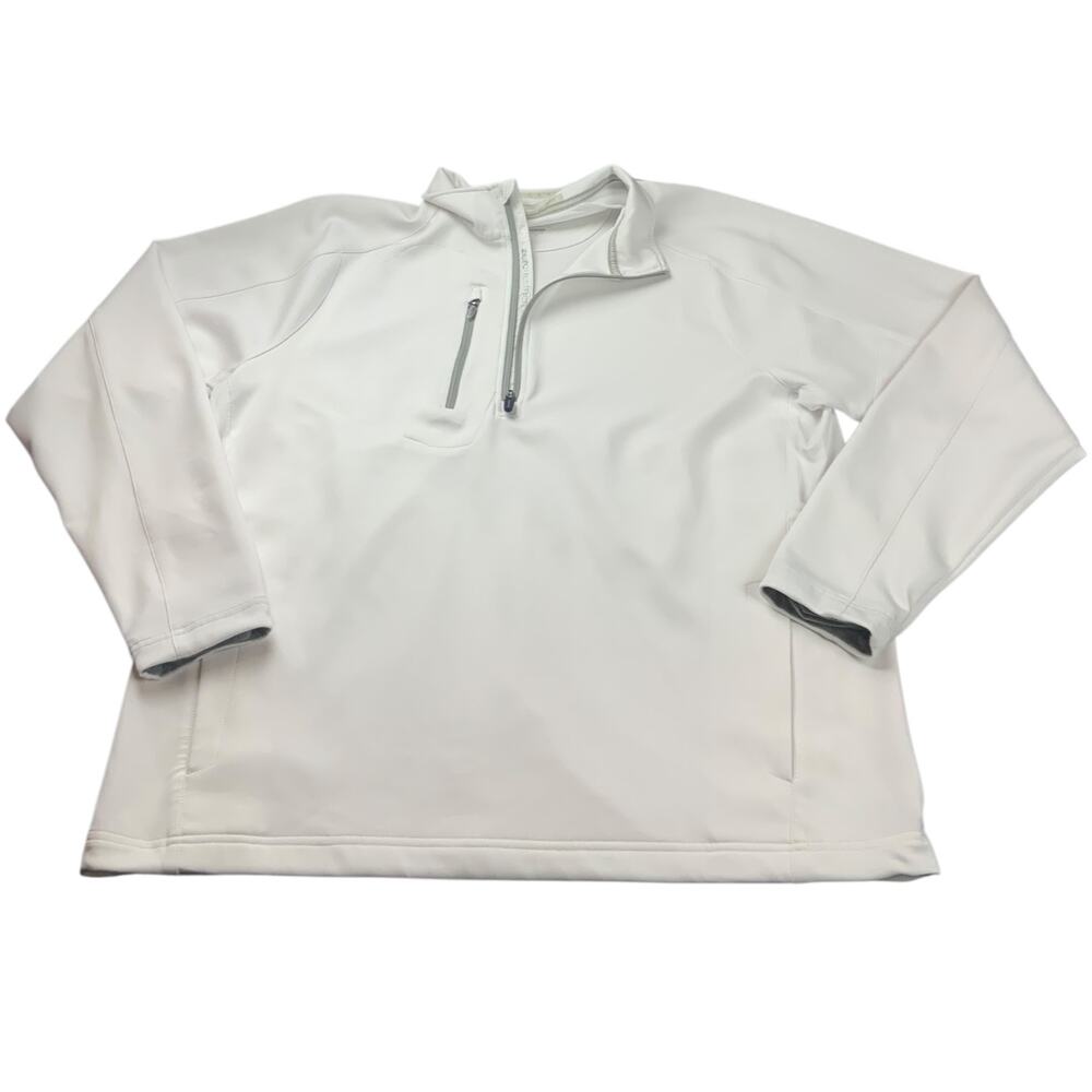 Zero Restriction White 1/4 Zip Pullover Jacket Men’s XL Stretch Golf NWOT